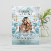 Invitation Jardin des Roses - LIA004 Memorial Card & Poem (Debout devant)