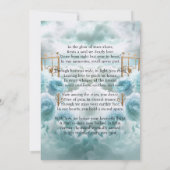Invitation Jardin des Roses - LIA004 Memorial Card & Poem (Dos)