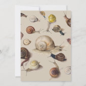 Invitation Jardin d'escargots Animaux de compagnie Gastropod (Dos)