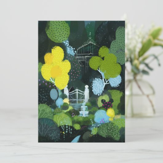 Invitation Jardin d'été (Debout devant)