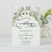 Invitation Jardin d'été Arch Jardin bohème Mariage (Debout devant)