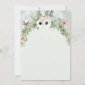 Invitation Jardin d'été Arch Jardin bohème Mariage (Dos)