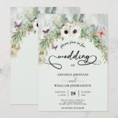 Invitation Jardin d'été Arch Jardin bohème Mariage (Devant / Derrière)