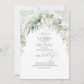 Invitation Jardin d'été Arch Jardin bohème Mariage (Devant)