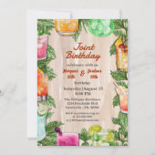 Invitation Jardin d'été Cocktail Party Anniversaire conjoint (Devant)