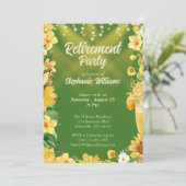 Invitation Jardin d'été de la retraite d'une femme (Debout devant)