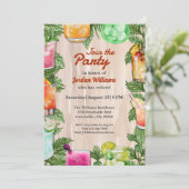 Invitation Jardin d'été de retraite pour hommes Cocktail Part (Debout devant)