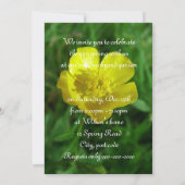 Invitation Jardin d'été du printemps (Dos)