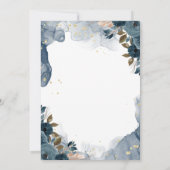 Invitation Jardin d'été Floral Mariage (Dos)