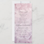Invitation Jardin d'été Hydrangea rose vif Mariage (Devant)