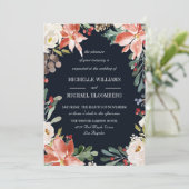 Invitation Jardin d'hiver | Mariage floral (Debout devant)