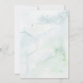 Invitation Jardin d'hiver | Mariage floral (Dos)