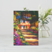 Invitation Jardin du Monet à Giverny (Debout devant)