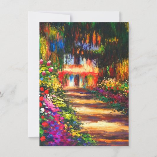 Invitation Jardin du Monet à Giverny (Devant)