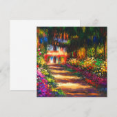 Invitation Jardin du Monet à Giverny (Devant / Derrière)