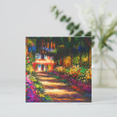 Invitation Jardin du Monet à Giverny (Debout devant)