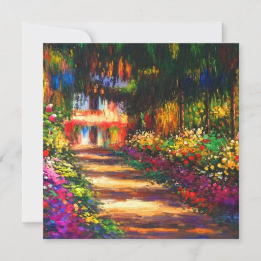 Invitation Jardin du Monet à Giverny (Devant)