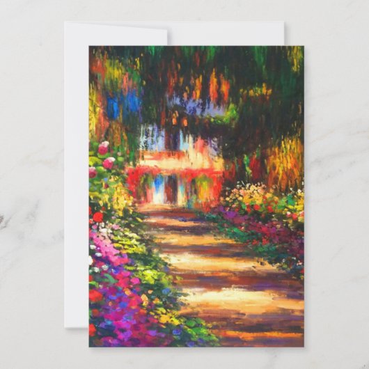 Invitation Jardin du Monet à Giverny (Devant)