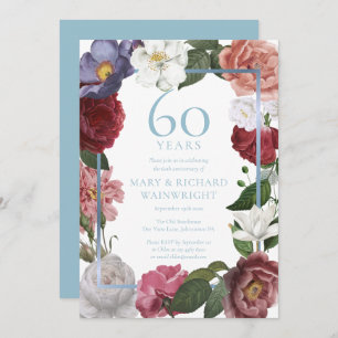 Invitation Jardin du Rose du pays 60e anniversaire