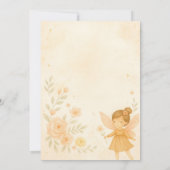 Invitation Jardin enchanté Fée Anniversaire (Dos)