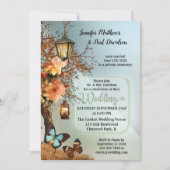 Invitation Jardin enchanté Géométrique Post mariage (Devant)