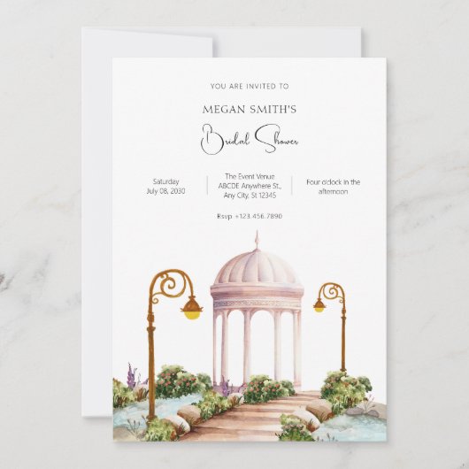 Invitation Jardin esthétique  (Devant)