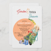 Invitation Jardin et Douche d'Outils (Devant / Derrière)