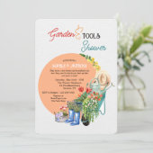 Invitation Jardin et outils Douche (Debout devant)