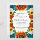 Invitation Jardin Été Floral Ménage (Devant)