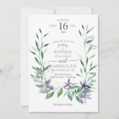 Invitation Jardin Fairy doux (Devant)