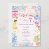 Invitation Jardin fées Anniversaire (Devant)