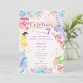 Invitation Jardin fées Anniversaire (Debout devant)