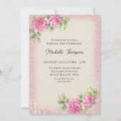 Invitation Jardin Fête Anniversaire/Autres Occasions/ Invitat (Dos)