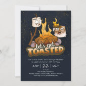 Invitation Jardin Feu de feu de camp, on se fait griller Anni (Devant)