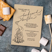 Invitation Jardin Feu-feu main tiré