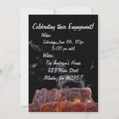 Invitation Jardin Fiançailles BBQ Party (Dos)