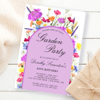 Jardin Fleur sauvage aquarelle 50e anniversaire