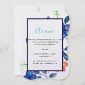 Invitation Jardin fleuri (Devant)