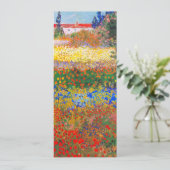 Invitation Jardin fleuri de Vincent Van Gogh (Debout devant)