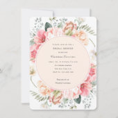 Invitation jardin fleuri fleuri à la mode moderne joli dans (Devant)