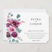 Invitation Jardin fleuri Jardin de Joyau Mariage (Devant)