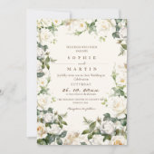 Invitation Jardin fleuri Rose Dusty (Devant)