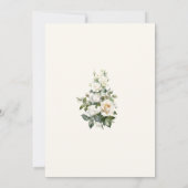 Invitation Jardin fleuri Rose Dusty (Dos)