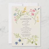 Invitation Jardin Floral (Devant)
