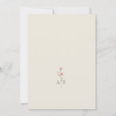 Invitation Jardin Floral (Dos)