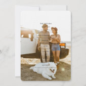 Invitation Jardin Floral Boho | Mariage Décontracté photo (Dos)