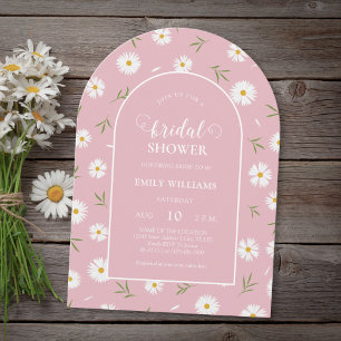 Invitation Jardin Floral Élégant de Fleurs Sauvages pour Baby