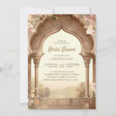 Invitation Jardin Floral Eléphant Fête des mariées du Palais  (Devant)