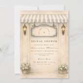 Invitation Jardin Floral Fête de Mariée (Devant)