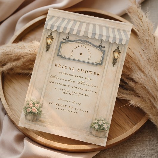 Invitation Jardin Floral Fête de Mariée